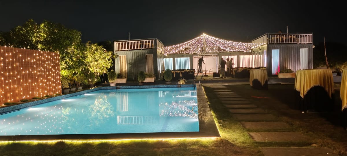 Lafiesta Exit 8 – Best Farmhouse in Hyderabad with Private Pool | Birthdays | Weddings | Parties | Corporate Events — 1