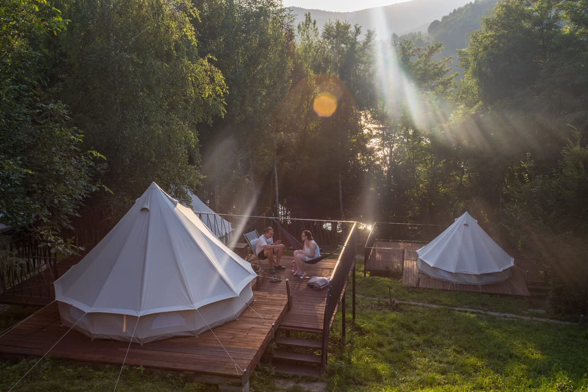 Aura camp - pole namiotowe — 2